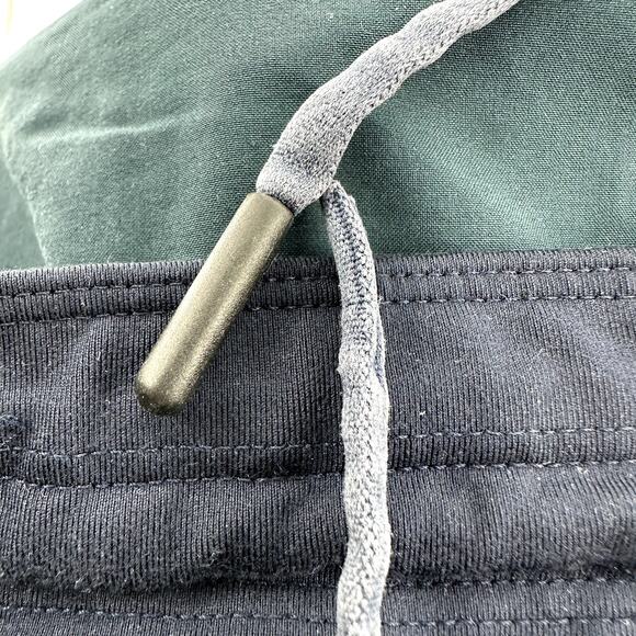 Lululemon T.H.E Short Linerless 9" Drawstring Elastic Waist Athletic Mach Blue L - Picture 5 of 7